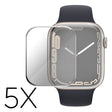 5stk Apple Watch Series 7 45mm Herdet glass Skjermbeskyttelse