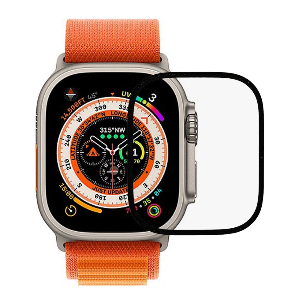 Apple Watch Ultra Plastik Skærmbeskytter - Gennemsigtig#serie_624