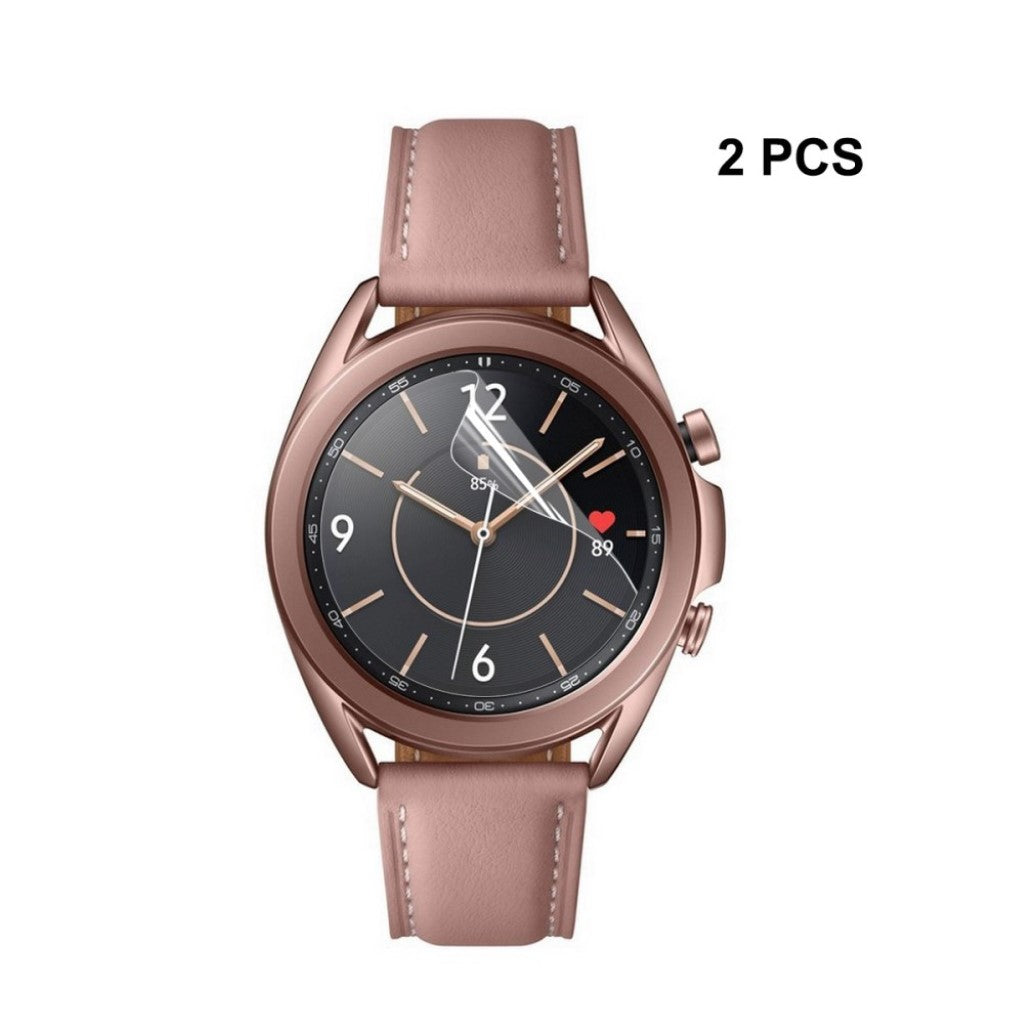 2stk Samsung Galaxy Watch 3 (41mm) Plastik  HD Skærmbeskytter - Gennemsigtig#serie_476