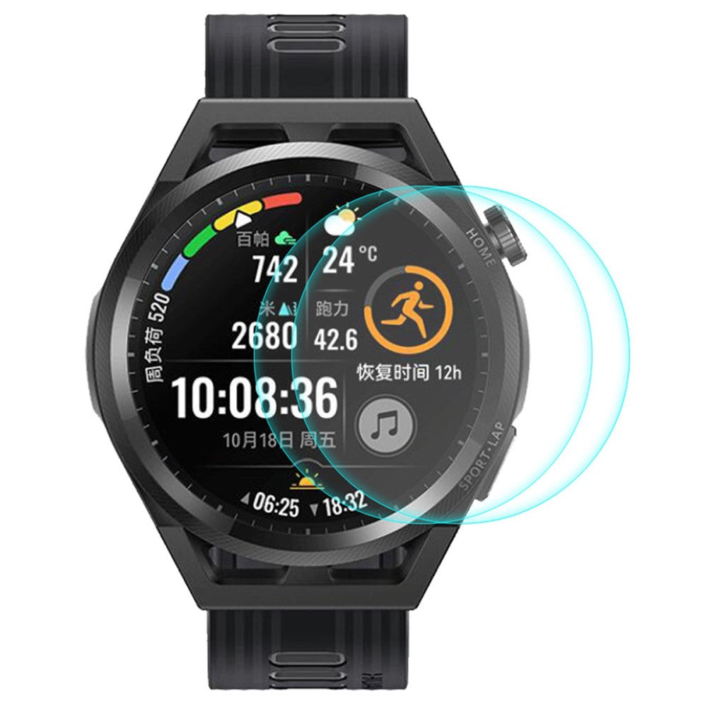 2stk Huawei Watch GT Runner Plastik  HD Skærmbeskytter - Gennemsigtig#serie_323