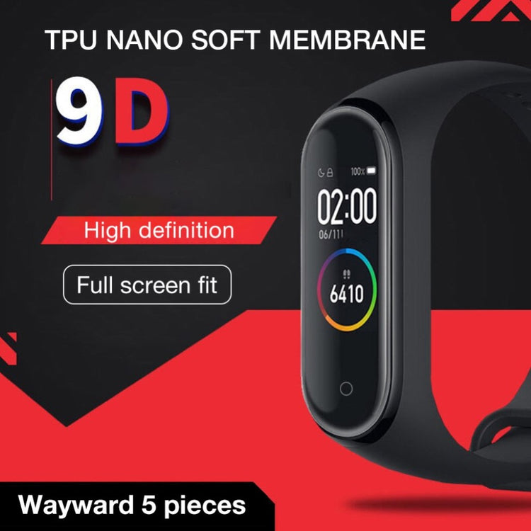 Xiaomi Mi Band 5 Plastik Skærmbeskytter - Gennemsigtig#serie_1