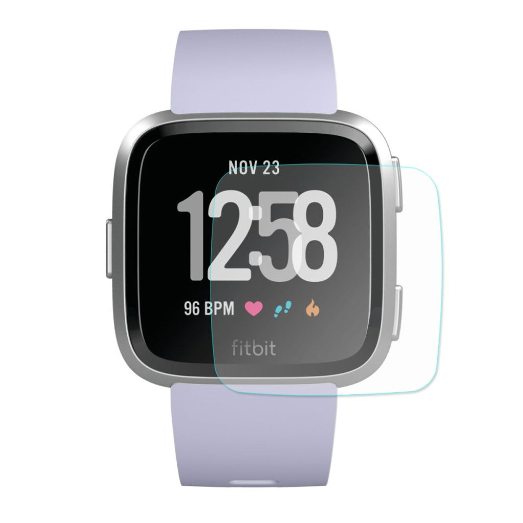 Fitbit Versa Hærdet Glas Skærmbeskytter - Gennemsigtig#serie_612