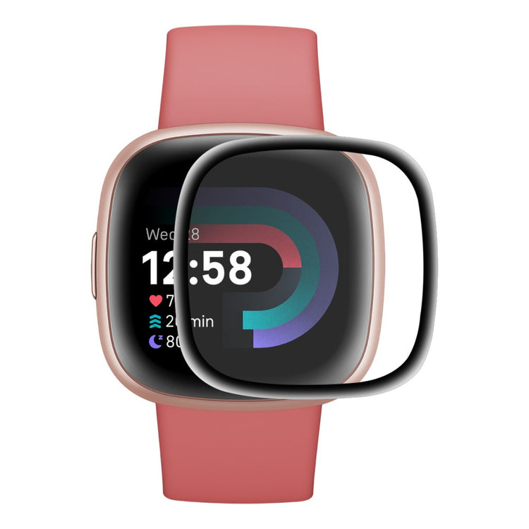 Fitbit Sense 2 / Fitbit Versa 4 Plastik Skærmbeskytter - Gennemsigtig#serie_654