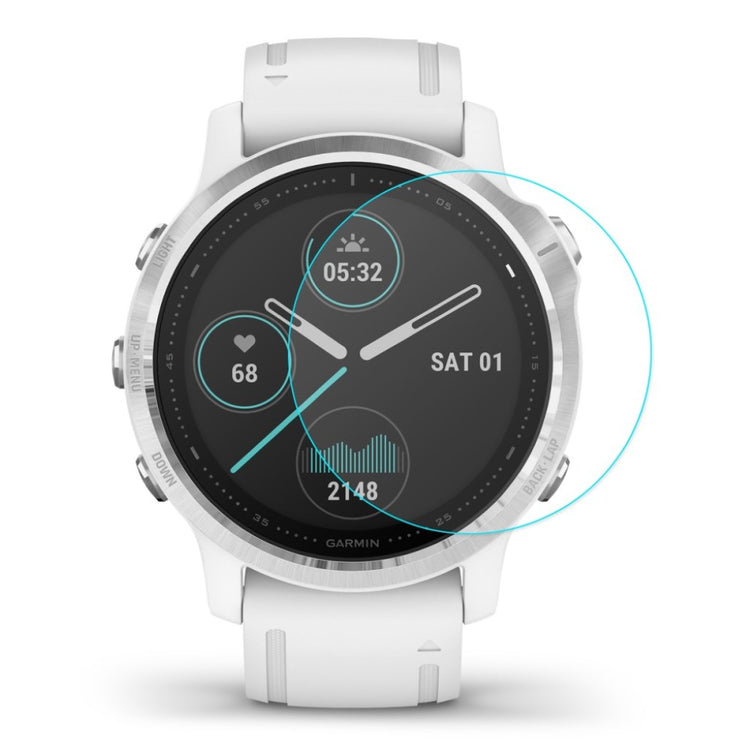 Garmin Fenix 6S / Garmin Fenix 6S Pro Hærdet Glas  9H Skærmbeskytter - Gennemsigtig#serie_6