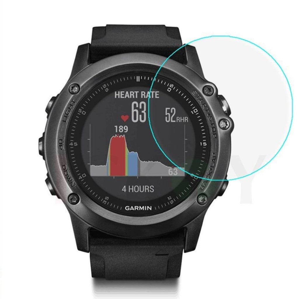 3stk Garmin Fenix 3 Glas Skærmbeskytter - Gennemsigtig#serie_041