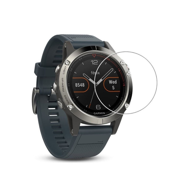 3stk Garmin Fenix 5 Hærdet Glas Skærmbeskytter - Gennemsigtig#serie_042