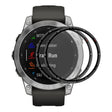 2stk Garmin Fenix 7 Plast 3D Kurvet Skjermbeskyttelse