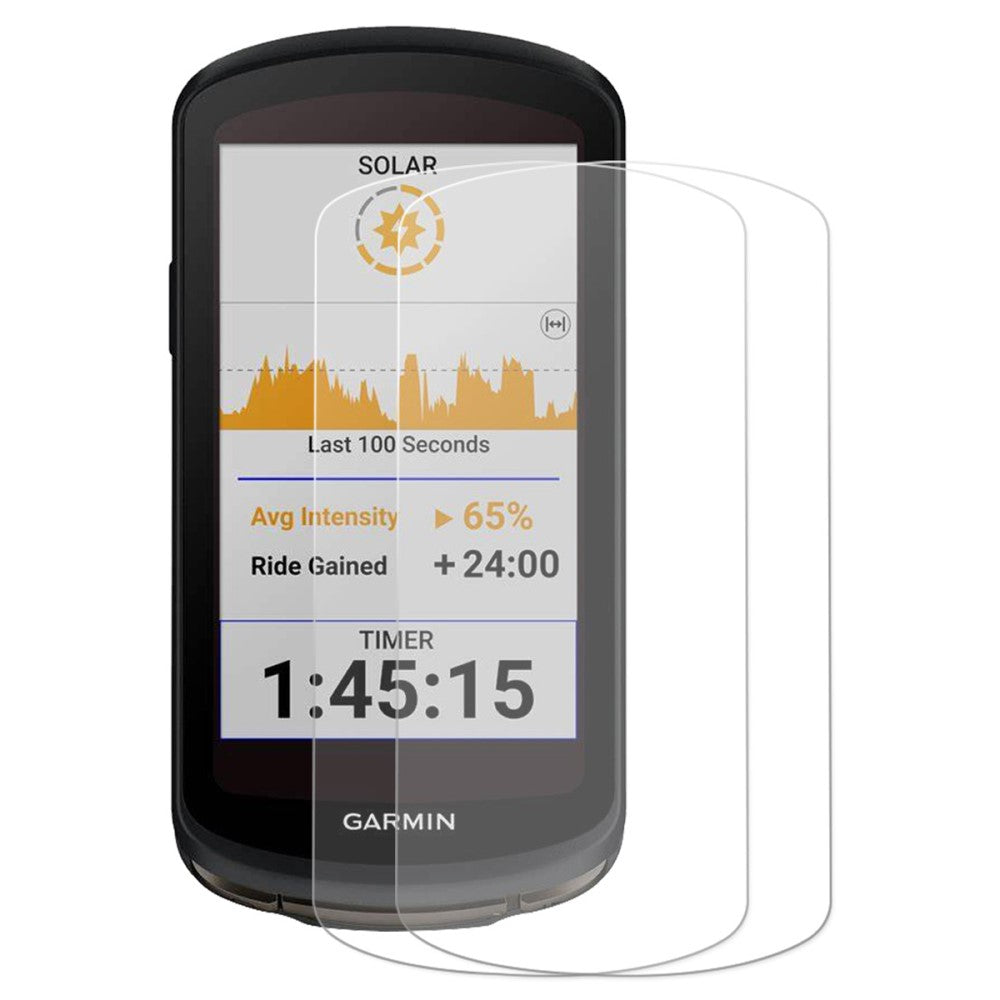 2stk Garmin Edge 1040 / Garmin Edge 1030 Hærdet Glas Skærmbeskytter - Gennemsigtig#serie_233