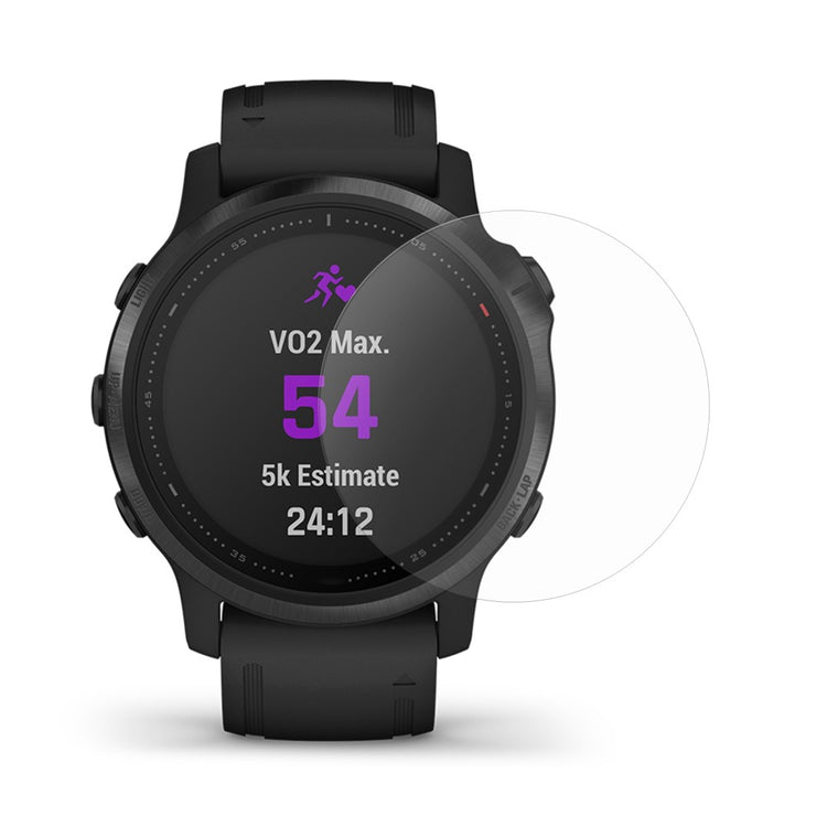 Garmin Fenix 6 Plastik  HD Skærmbeskytter - Gennemsigtig#serie_248