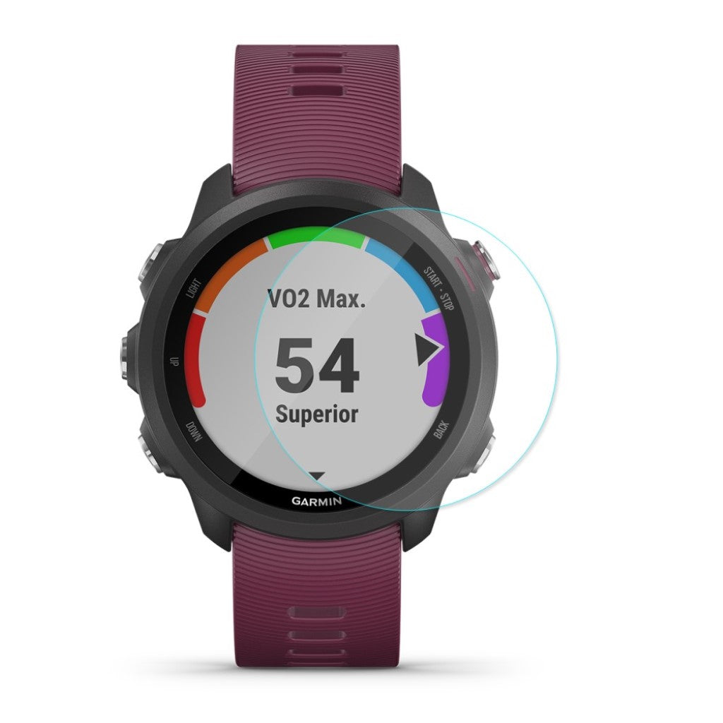 Garmin Forerunner 245 Hærdet Glas  9H Skærmbeskytter - Gennemsigtig#serie_049