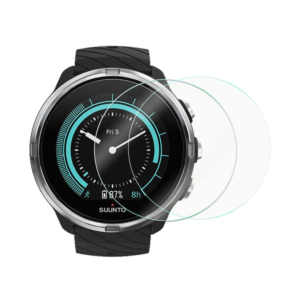 2stk Suunto 9 Baro Hærdet Glas Skærmbeskytter - Gennemsigtig#serie_2