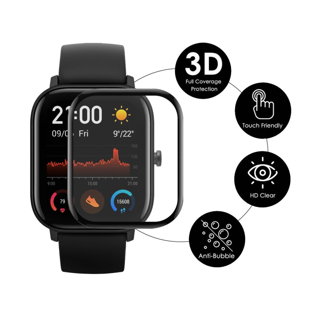 2stk Amazfit GTS 4 Plastik  HD Skærmbeskytter - Gennemsigtig#serie_3