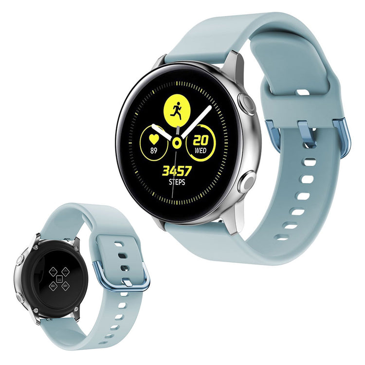 Vildt fed Amazfit GTS / Huawei Watch GT 2 42mm Silikone Rem - Blå#serie_3