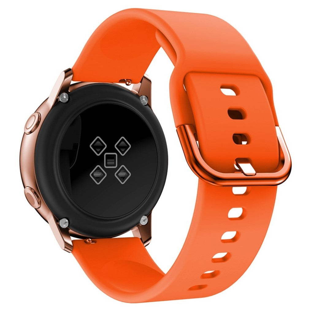 Vildt fed Amazfit GTS / Huawei Watch GT 2 42mm Silikone Rem - Orange#serie_9