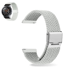 20mm Universal elastic nylon watch strap - White#serie_2