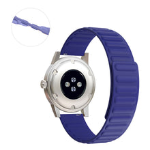 20mm Universal flexible silicone watch strap - Blue#serie_2