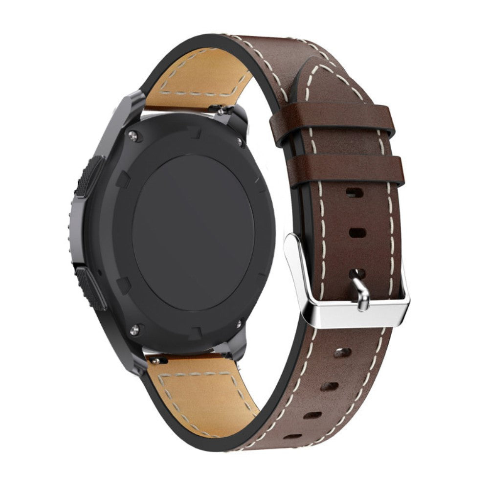 20mm Universal leather watch strap - Coffee#serie_2