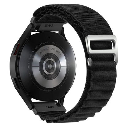 22mm Universal nylon watch strap - Black#serie_5