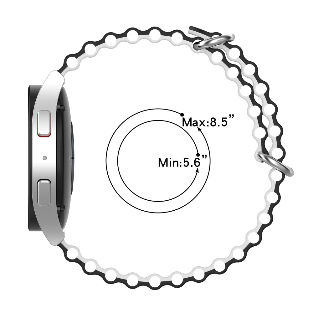 Mega hårdfør Universal Silikone Rem - Rød#serie_5