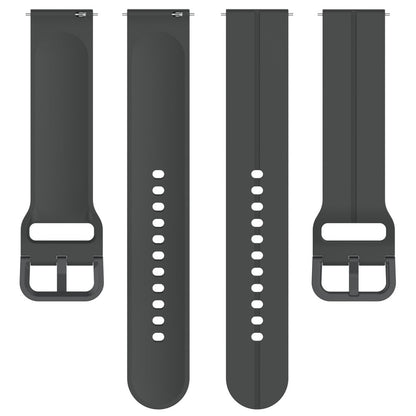 Mega Kønt Silikone Universal Rem passer til Smartwatch - Sølv#serie_10
