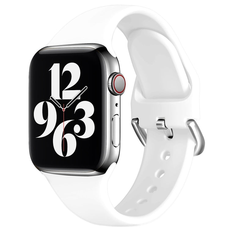 Yndigt Apple Watch Series 7 41mm Silikone Rem - Hvid#serie_2