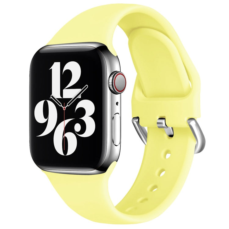 Yndigt Apple Watch Series 7 41mm Silikone Rem - Gul#serie_6