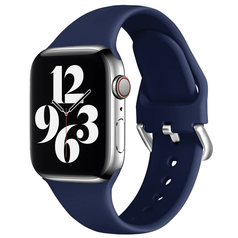 Yndigt Apple Watch Series 7 41mm Silikone Rem - Blå#serie_8