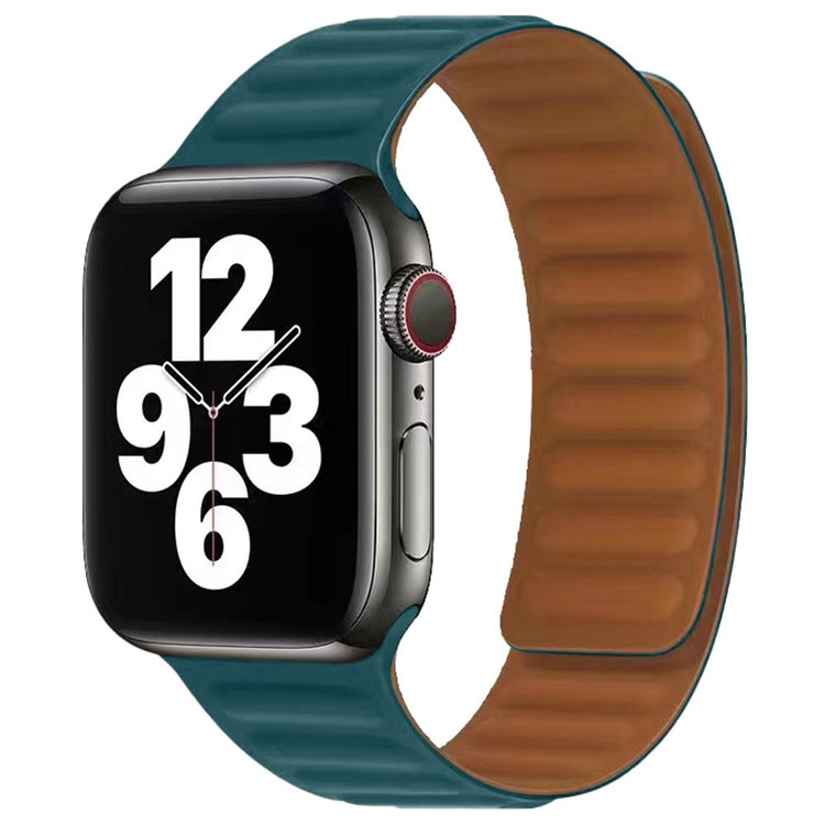 Stilren Apple Watch Series 7 41mm Silikone Rem - Blå#serie_6