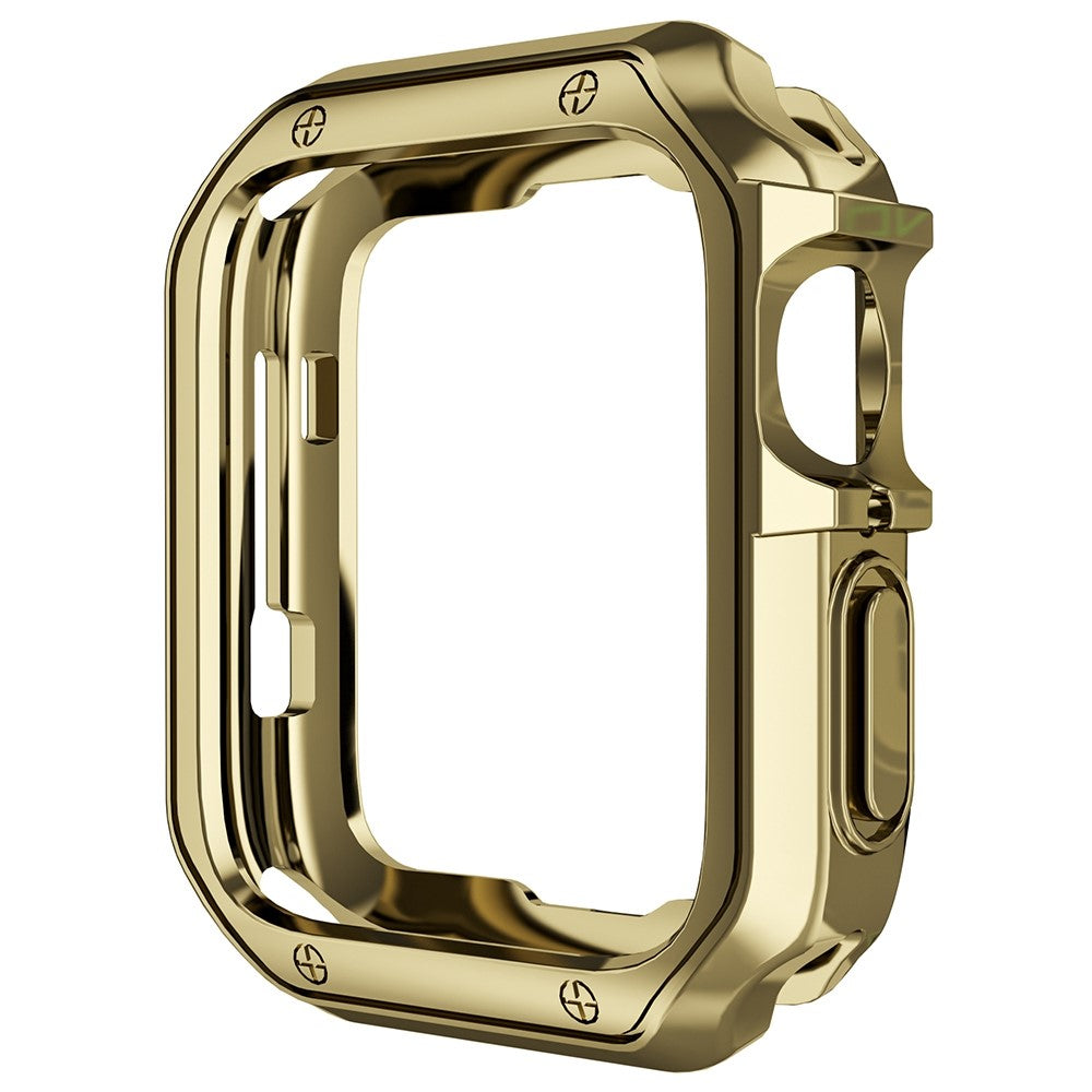 Apple Watch Series 7 41mm  Silikone Bumper  - Guld#serie_4