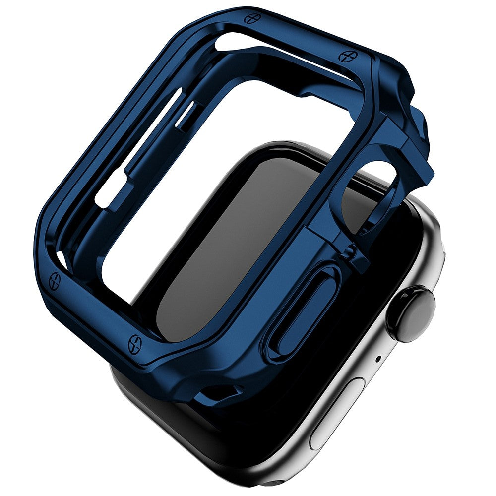 Apple Watch Series 7 41mm  Silikone Bumper  - Blå#serie_5