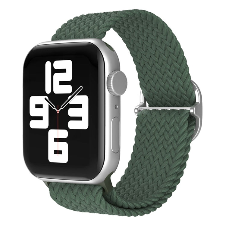 Vildt skøn Apple Watch Series 7 41mm Stof Urrem - Grøn#serie_10