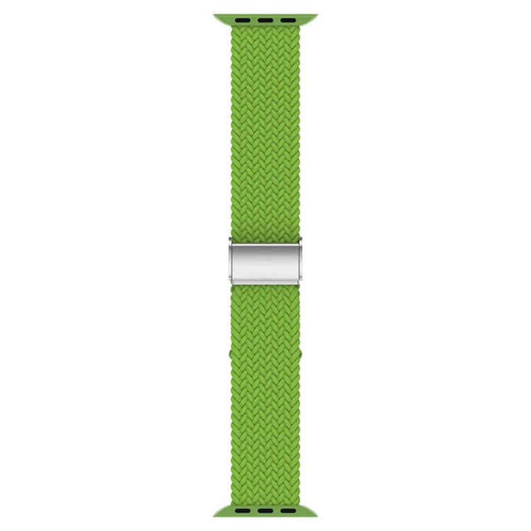 Helt vildt fantastisk Apple Watch Series 7 41mm Stof Urrem - Grøn#serie_23