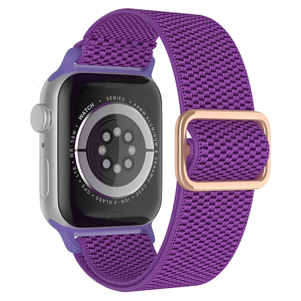 Vildt cool Apple Watch Series 7 41mm Nylon Rem - Lilla#serie_10