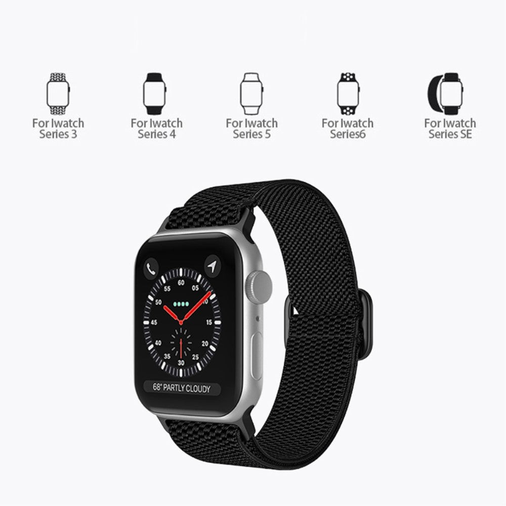 Mega fint Apple Watch Series 7 41mm Stof Urrem - Flerfarvet#serie_12