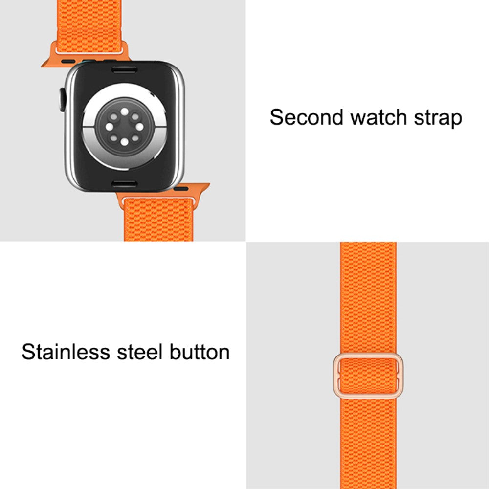 Mega fint Apple Watch Series 7 41mm Stof Urrem - Hvid#serie_2