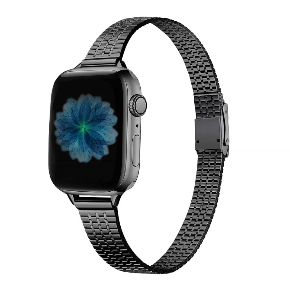 Meget cool Apple Watch Series 7 41mm Metal Rem - Sort#serie_1