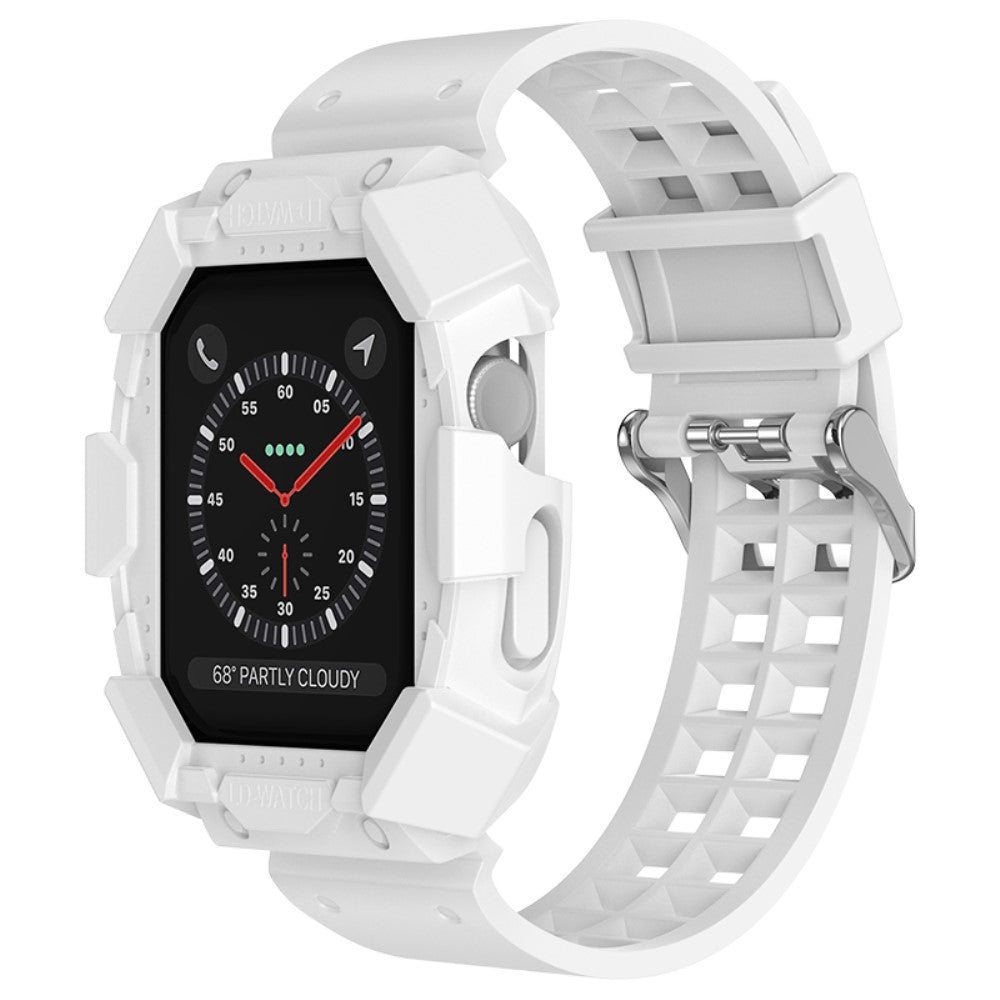 Stilren Apple Watch Series 7 41mm Silikone Urrem - Hvid#serie_6