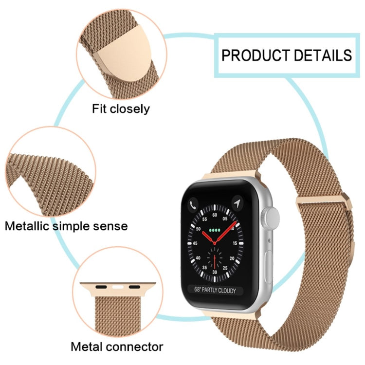 Rigtigt smuk Apple Watch Series 7 41mm Metal Urrem - Sort#serie_1