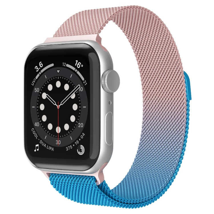 Godt Apple Watch Series 7 41mm Metal Urrem - Flerfarvet#serie_11