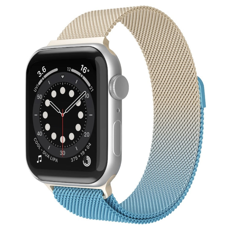 Godt Apple Watch Series 7 41mm Metal Urrem - Flerfarvet#serie_9