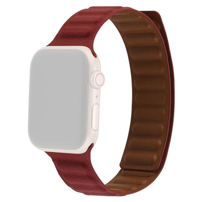 Alle tiders Universal Apple Ægte læder Rem - Rød#serie_15