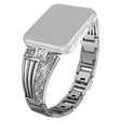 Flott Universal Apple Metall og Strass Reim