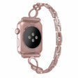 Behagelig Universal Apple Metall og Strass Reim