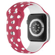 Komfortabel Apple Watch Series 7 45mm Silikon Reim - Størrelse: L