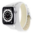 Veldig vakker Apple Watch Series 7 45mm Ekte lær Reim