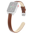 Avgjort moteriktig Apple Watch Series 7 45mm Ekte lær Reim - Størrelse: L