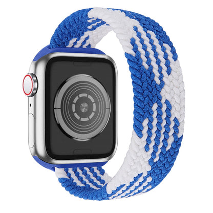 Superflot Apple Watch Series 7 45mm Nylon Rem - Størrelse: S - Flerfarvet#serie_14