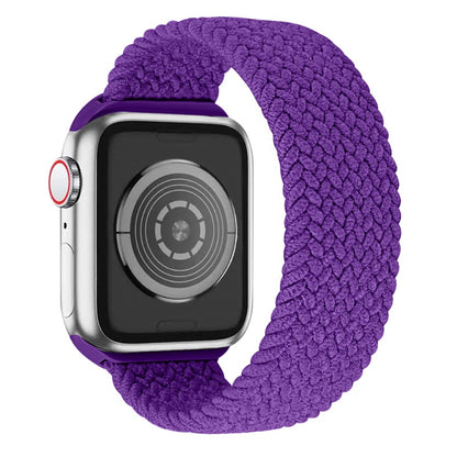 Superflot Apple Watch Series 7 45mm Nylon Rem - Størrelse: S - Lilla#serie_23
