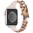 Nydelig Apple Watch Series 7 45mm Ekte lær Reim