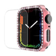 Slitesterk Apple Watch Series 7 45mm Deksel med Skjermbeskyttelse i Plast og Strass